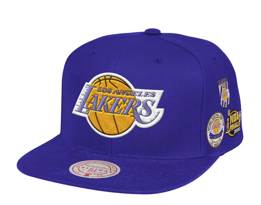 Los Angeles Lakers Jersey Style Mitchell & Ness Snapback Hat