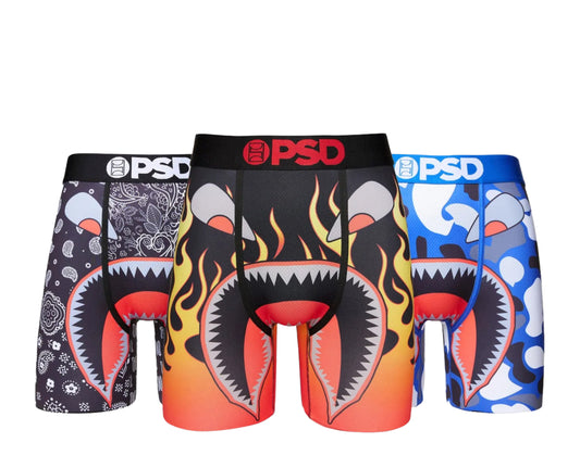 Buy PSD 3-pack Bandana Print Boxer Briefs Set - Neutral At 70% Off