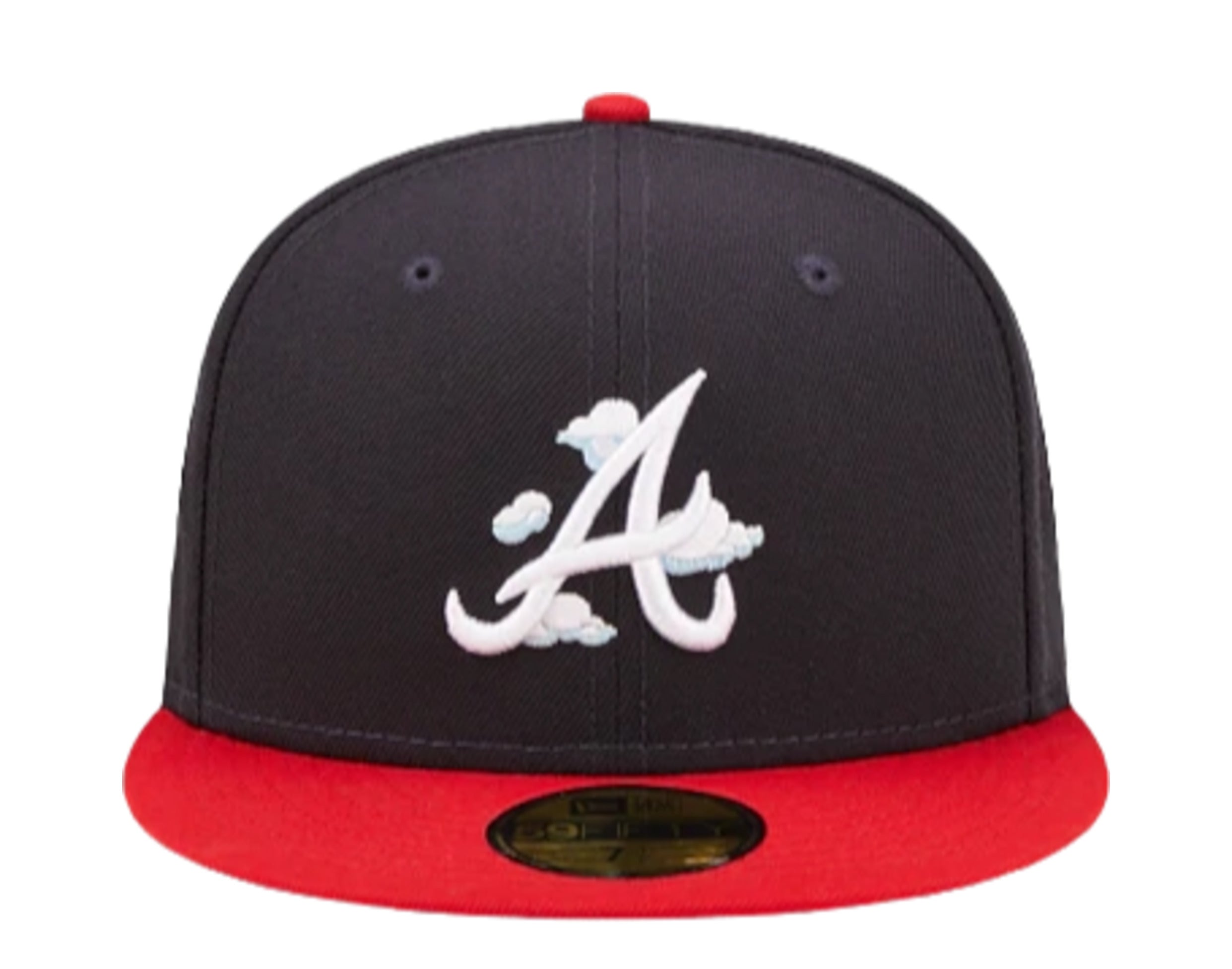 New Era Atlanta Braves World Series Drip 59Fifty Fitted Hat Black-Pi