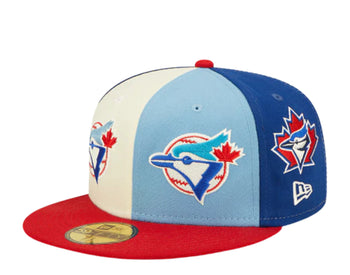 Toronto Blue Jays New Era Floral Undervisor 59FIFTY Fitted Hat - White