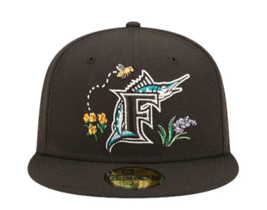 New Era 59FIFTY MLB Florida Marlins Pop Sweat Fitted Hat 7 3/4