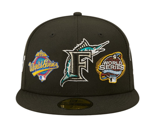 New Era 59FIFTY MLB Florida Marlins Team Heart Fitted Hat 7 1/2