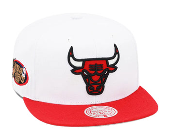 Mitchell & Ness x NBA Bulls Glow Black Snapback Hat