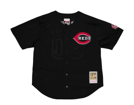 Men’s Cincinnati Reds Ken Griffey Jr. Mitchell & Ness 2007 Red Cooperstown Collection Batting Practice Jersey