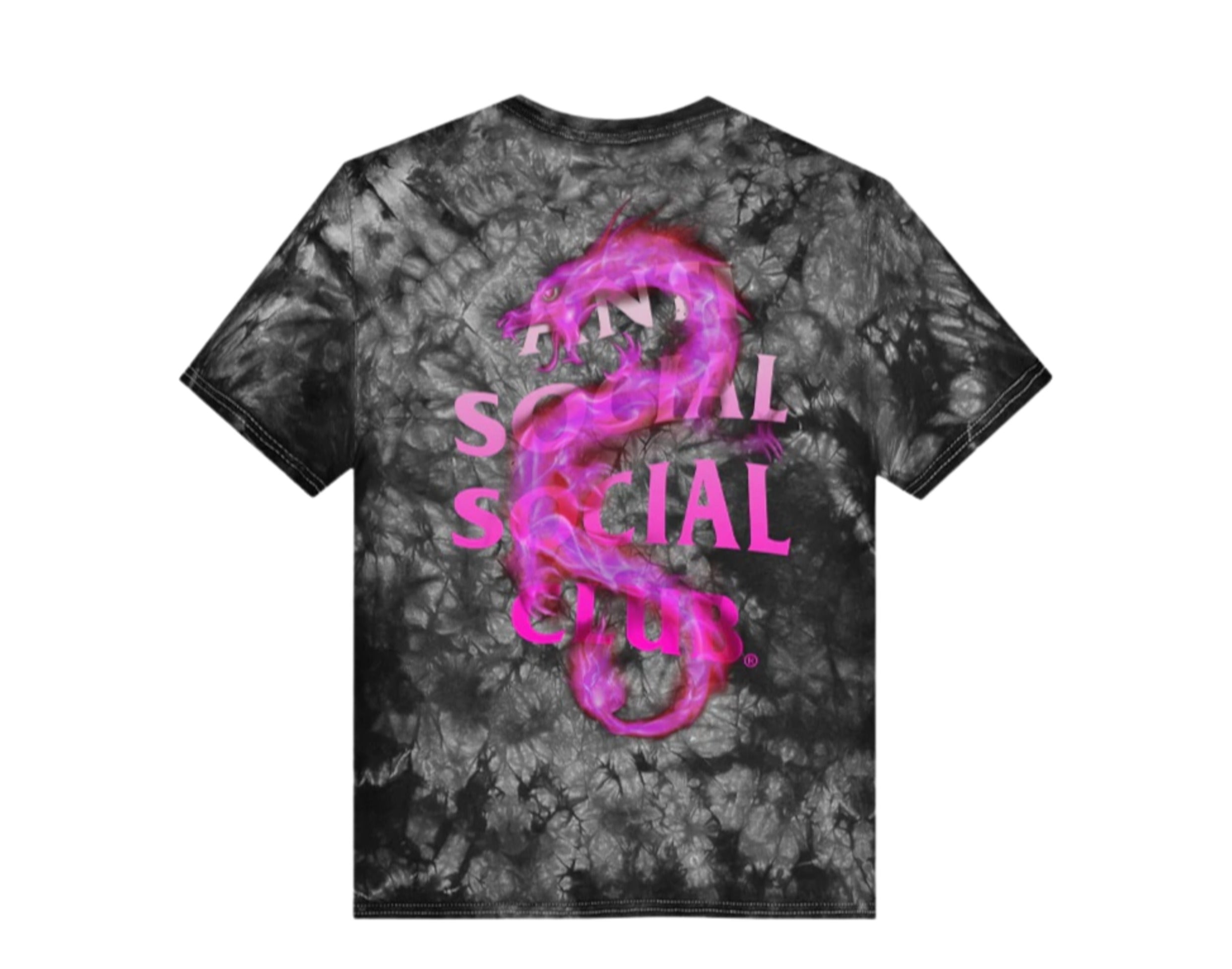 Anti Social Social Club Summer In Minsk Black Tie Dye Tee