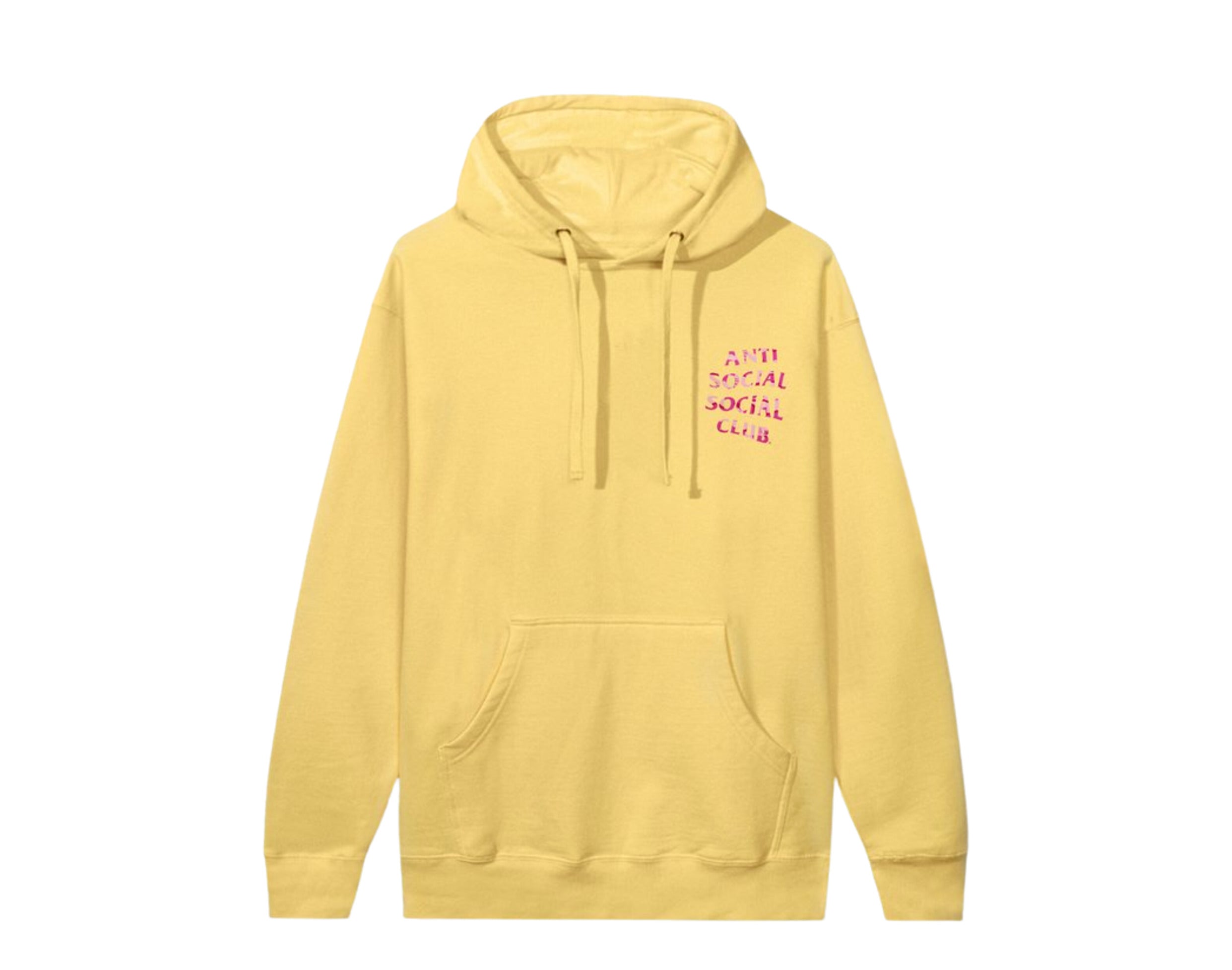 Anti Social Social Club Plain Sight Yellow Hoodie