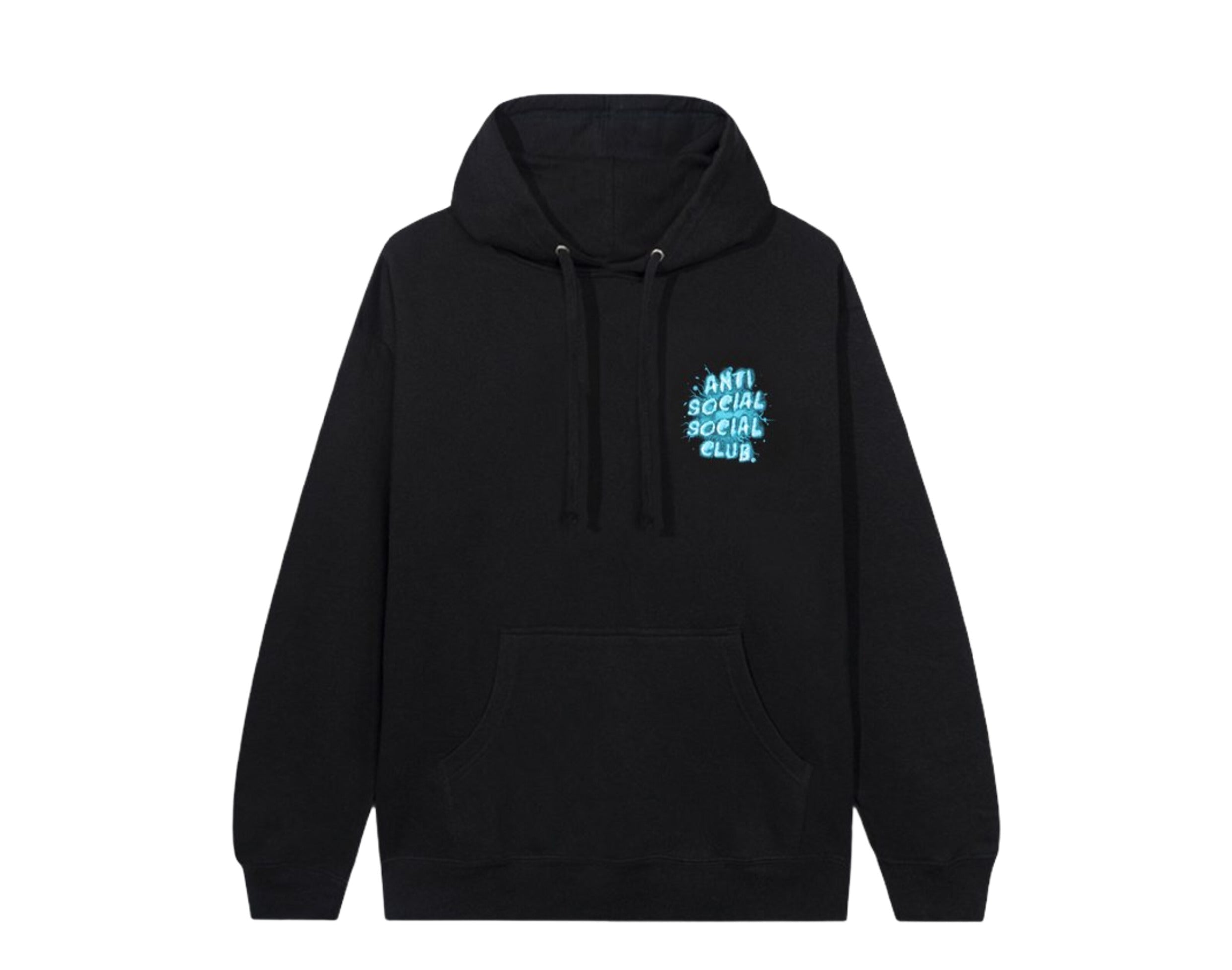 Anti Social Social Club I SEE Blue Splash Black Hoodie