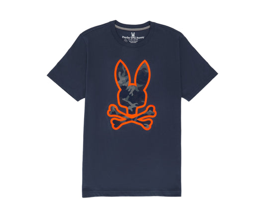 Psycho Bunny Cooper Split Bunny Logo Men's Tee Shirt