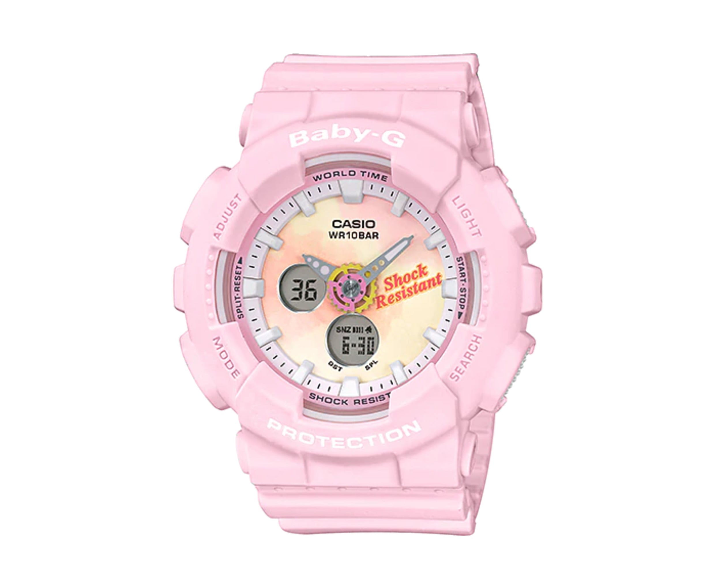 Casio G-Shock Baby-G BA120T Tie-Dye Analog Digital Resin Women's Watch