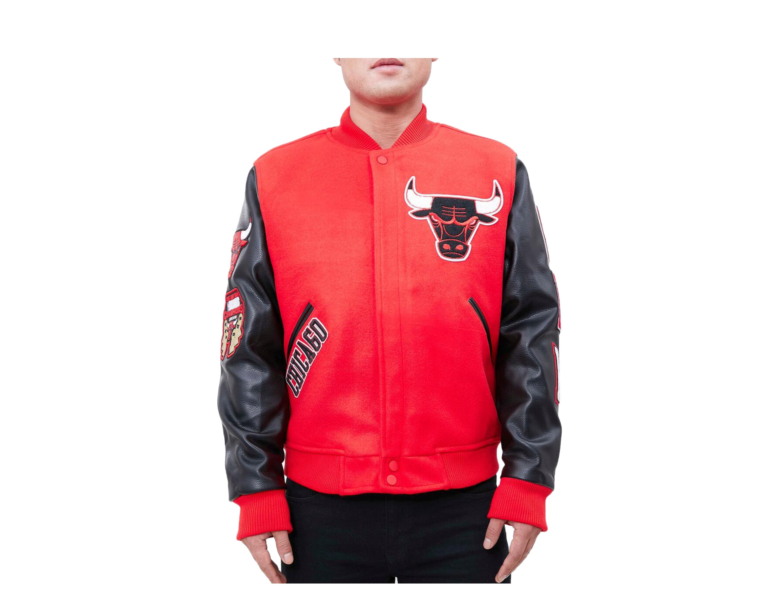 Pro Standard NBA Chicago Bulls Logo Blended Varsity Men's Jacket – NYCMode