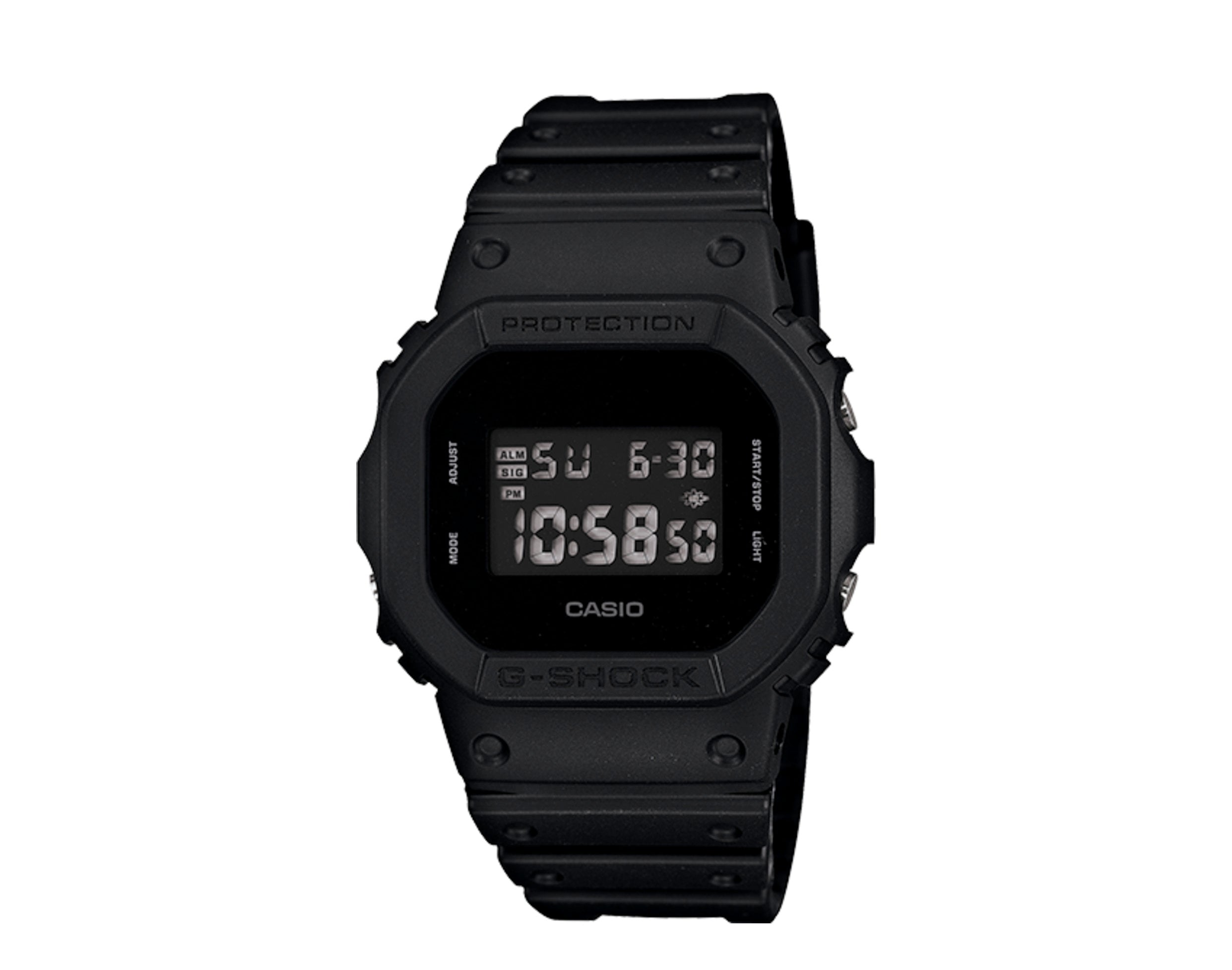 Casio G-Shock DW5600BB Digital Black Out Resin Men's Watch