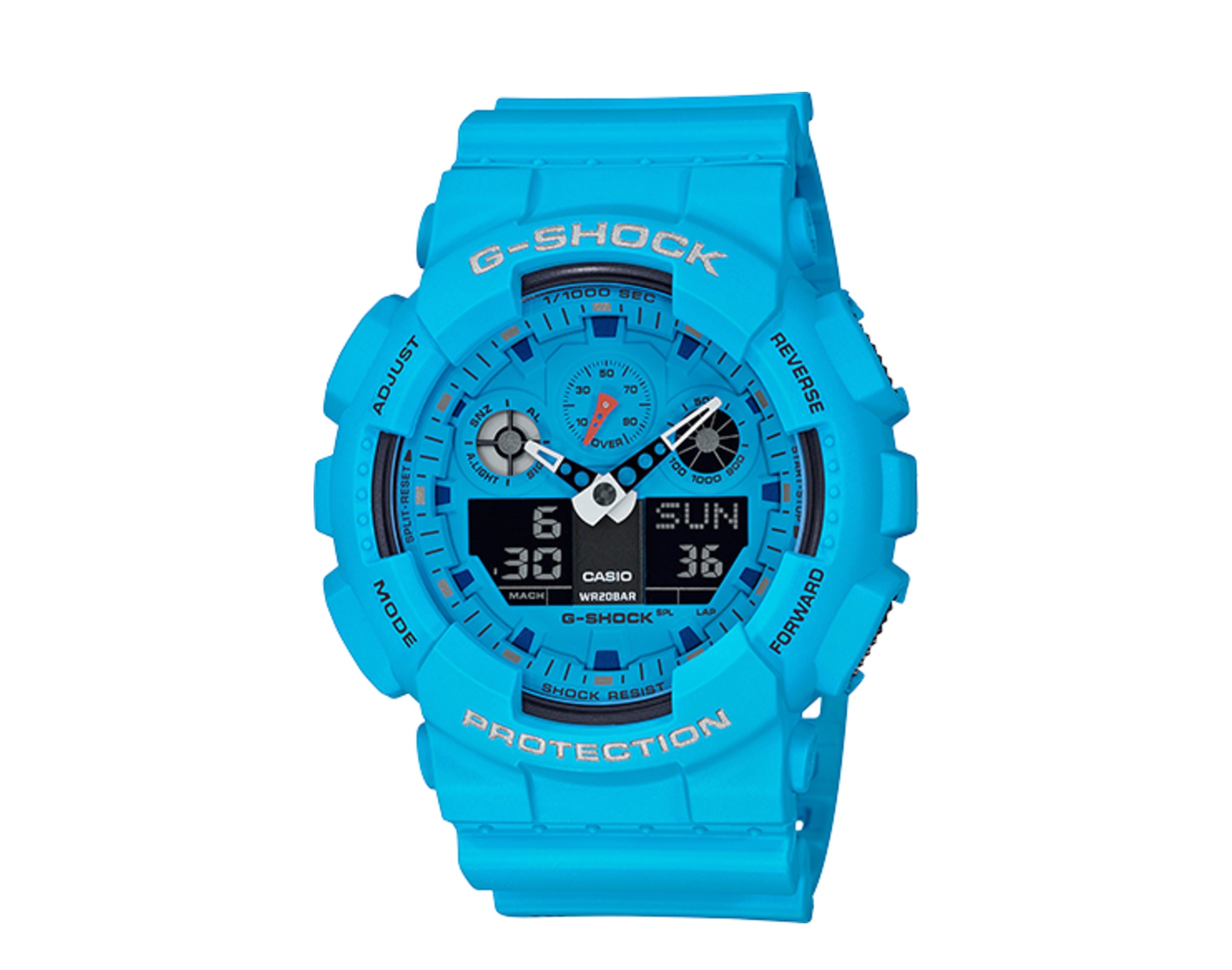 Casio G-Shock GA100RS Limited Edition Analog-Digital Resin Men's Watch