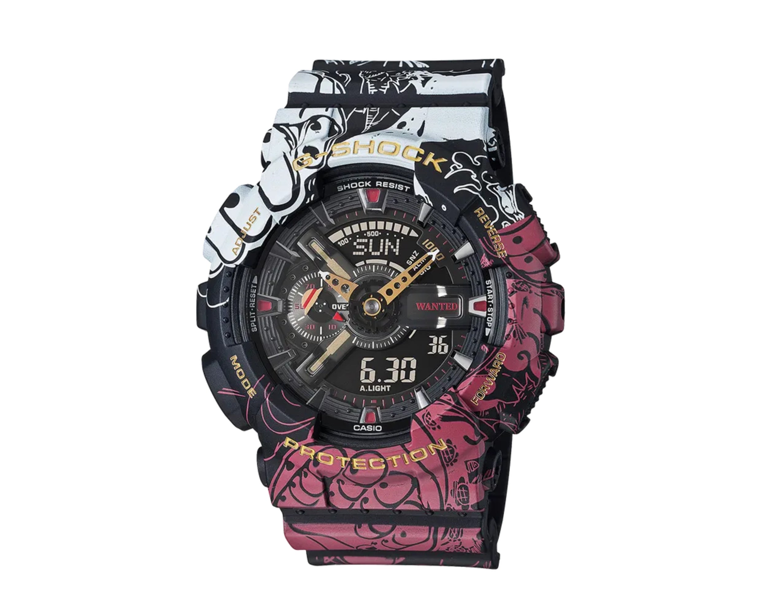 Casio G-Shock x ONE PIECE GA110 Analog-Digital Resin Men's Watch