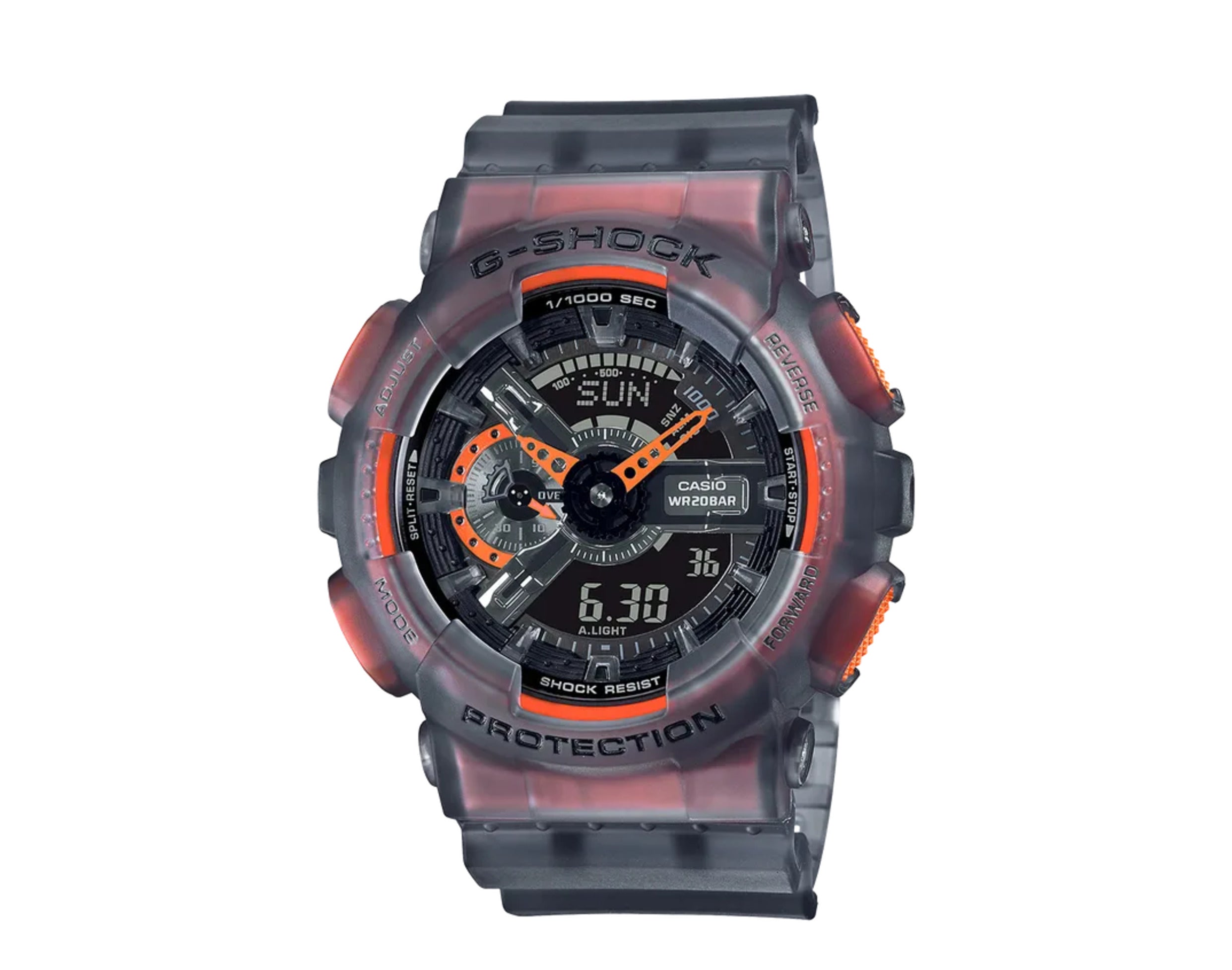 Casio G-Shock GA110 Semi-Transparent Analog-Digital Resin Men's Watch