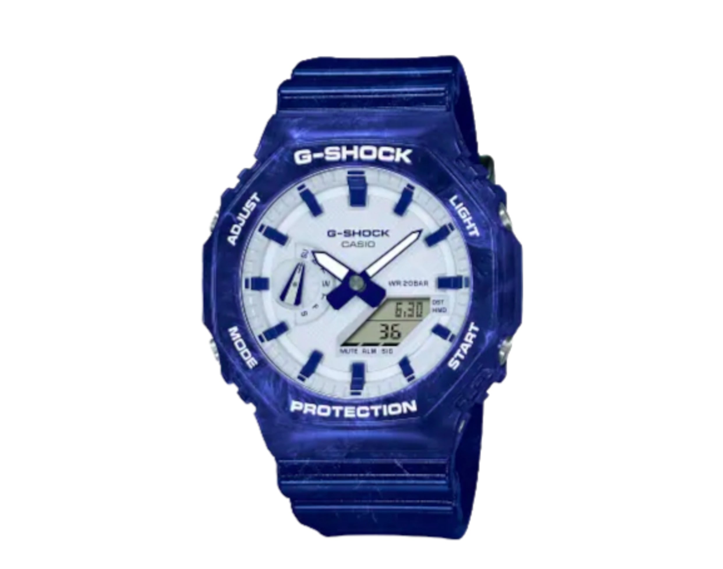 Casio G-Shock GA2100BWP Chinese Porcelain Pack Analog-Digital Resin Watch