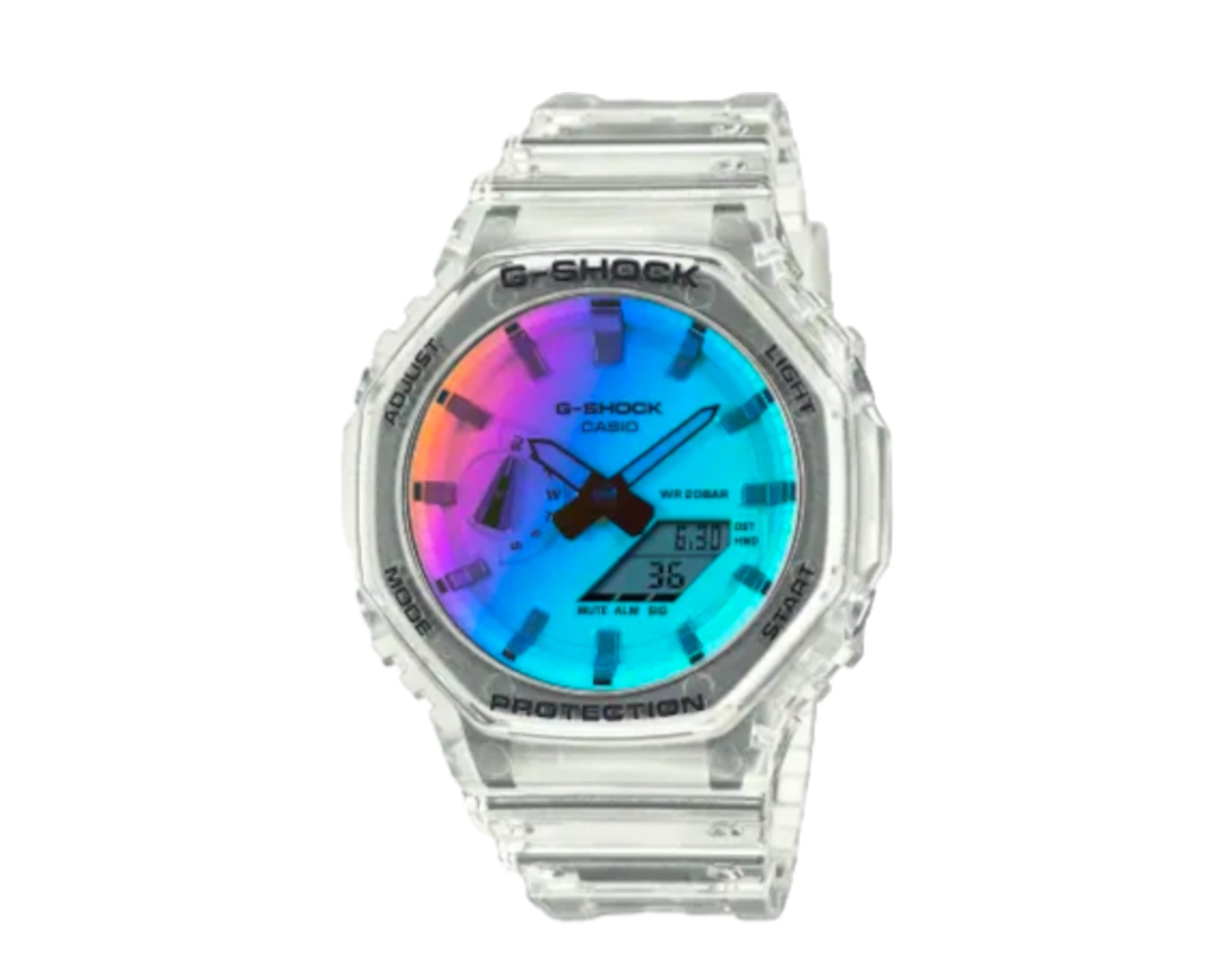 Casio G-Shock GA2100SRS Iridescent Color Pack Analog-Digital Resin Watch