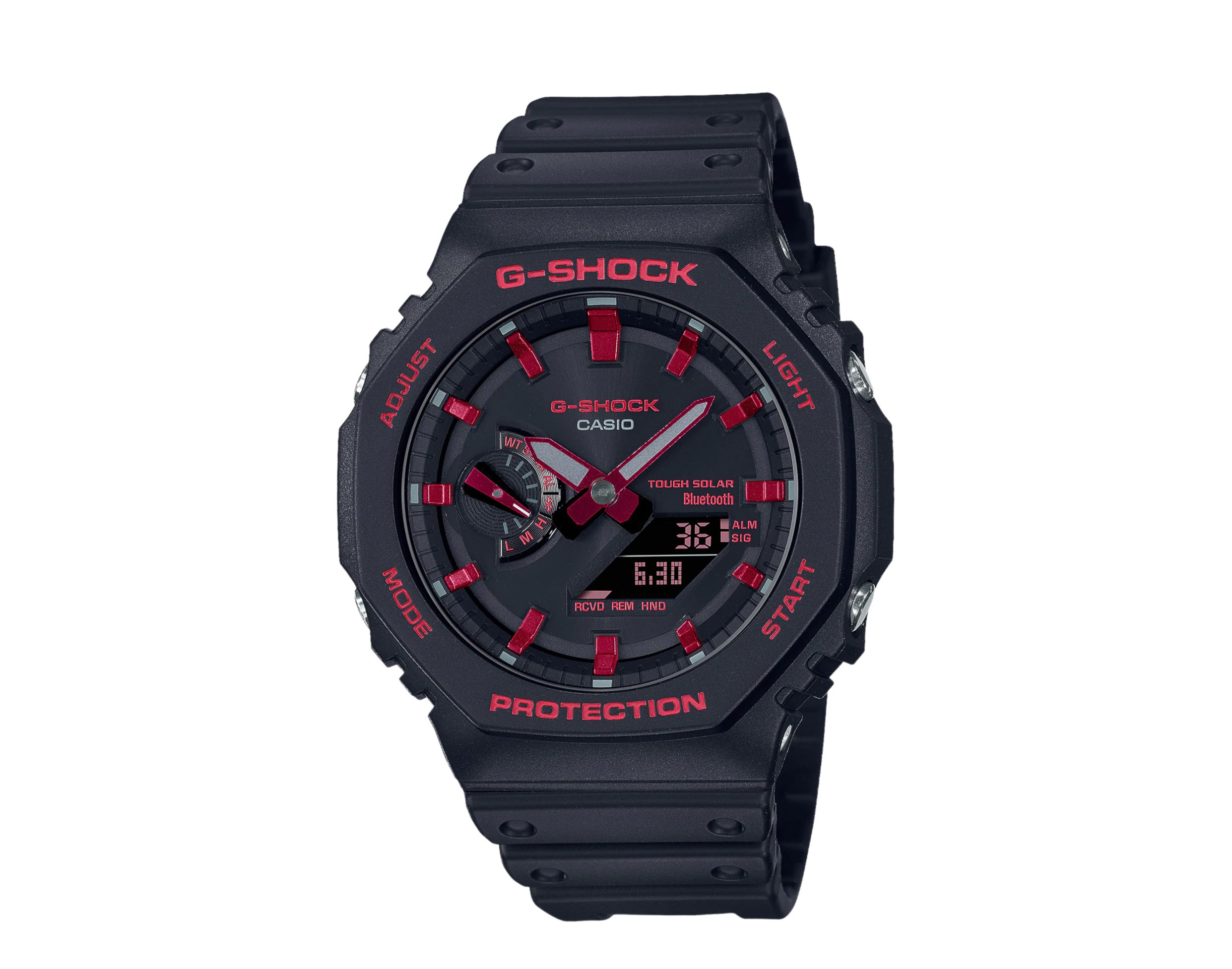 Casio G-Shock GAB2100BNR Analog-Digital Solar Resin Watch