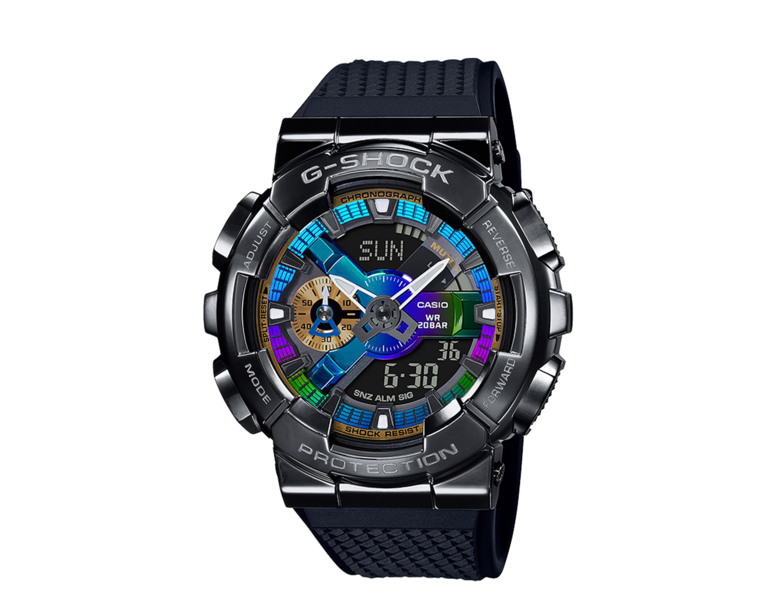 Casio G-Shock GM110B Analog-Digital Metal-Resin Watch