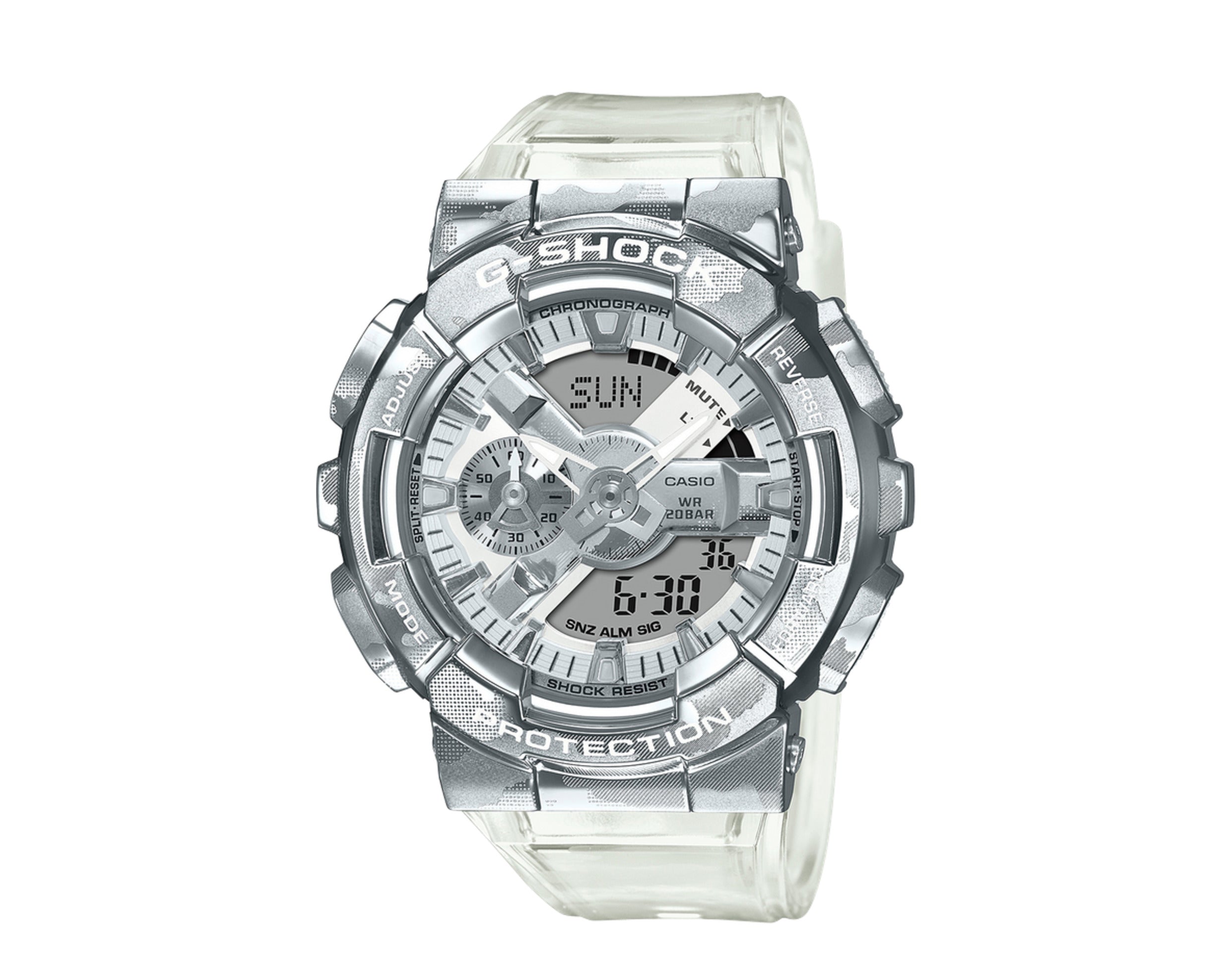 Casio G-Shock GM110G Analog-Digital Metal Camo-Resin Watch