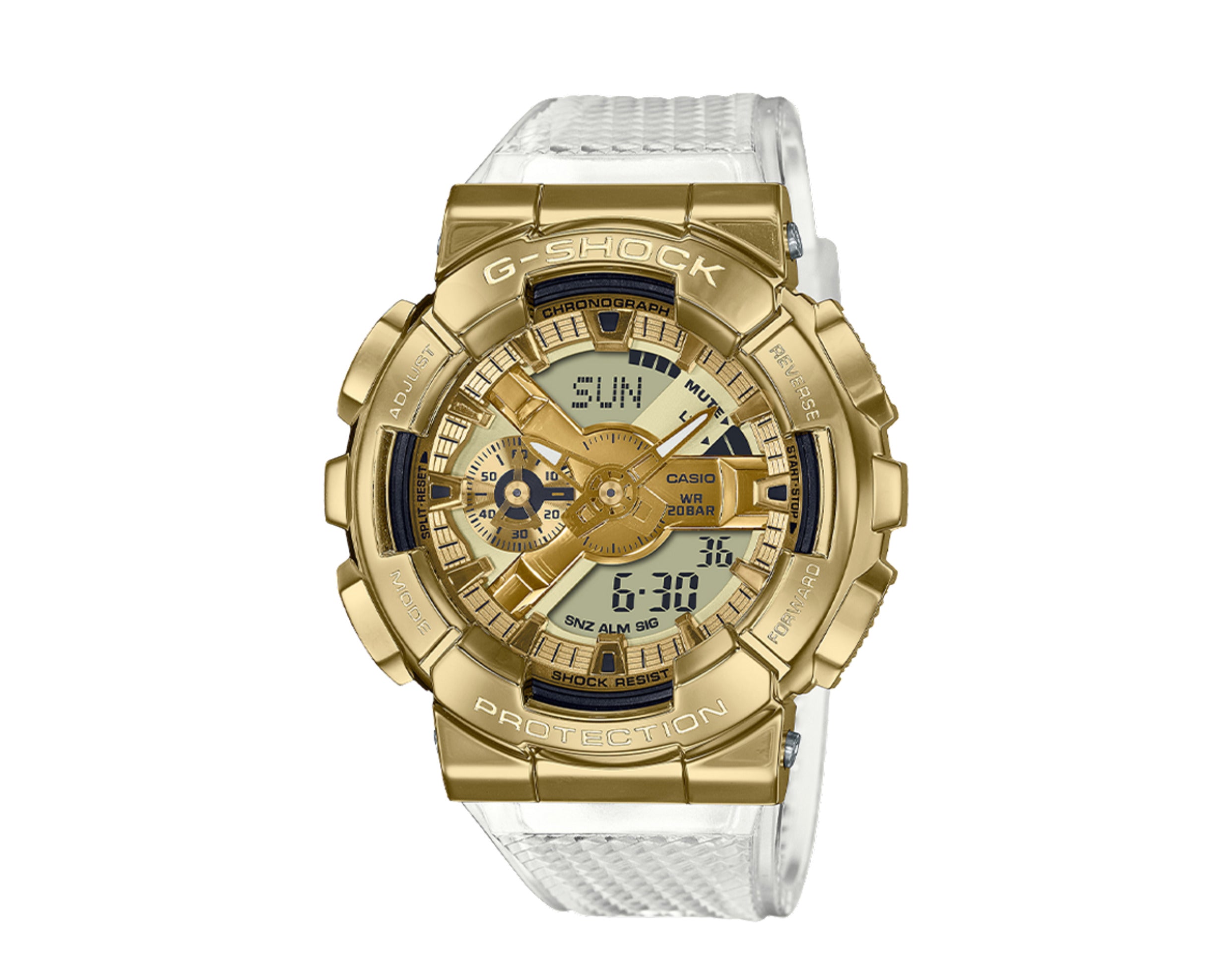 Casio G-Shock GM110SG GOLD INGOT Analog-Digital Metal-Resin Watch