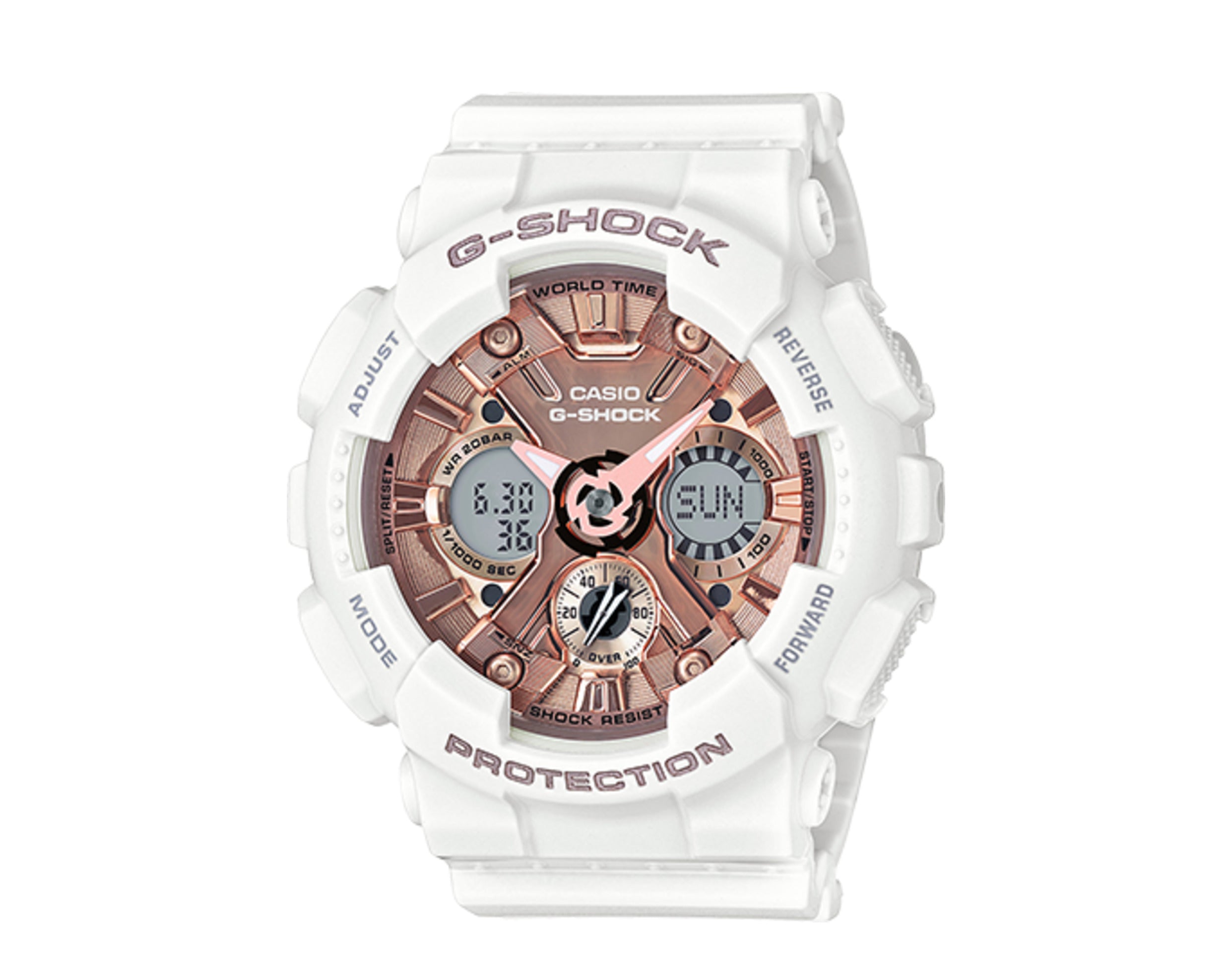 Casio G-Shock GMAS120MF S Series Metalic Face Analog Digital Resin Women's Watch