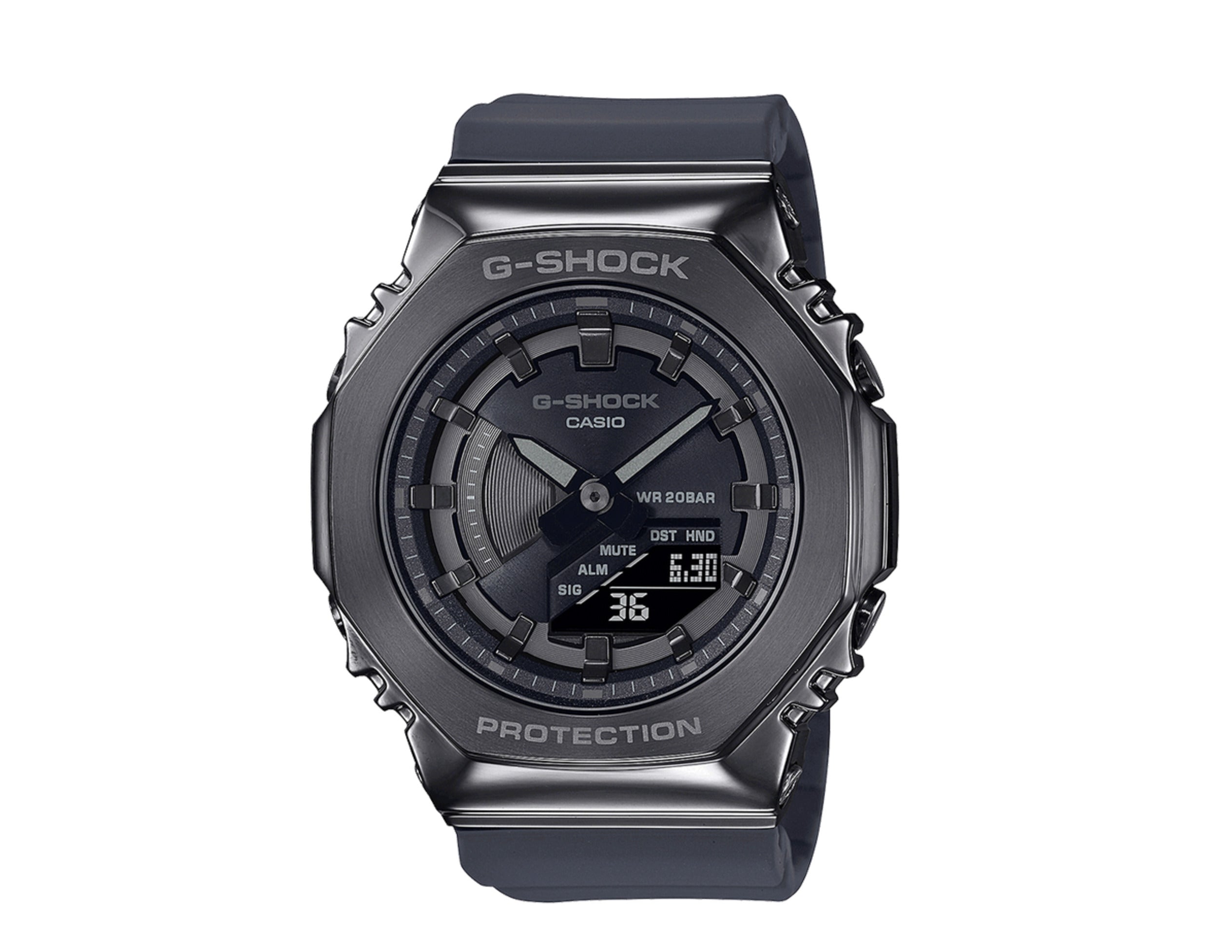 Casio G-Shock GMS2100B Analog-Digital Metal and Resin Women's Watch