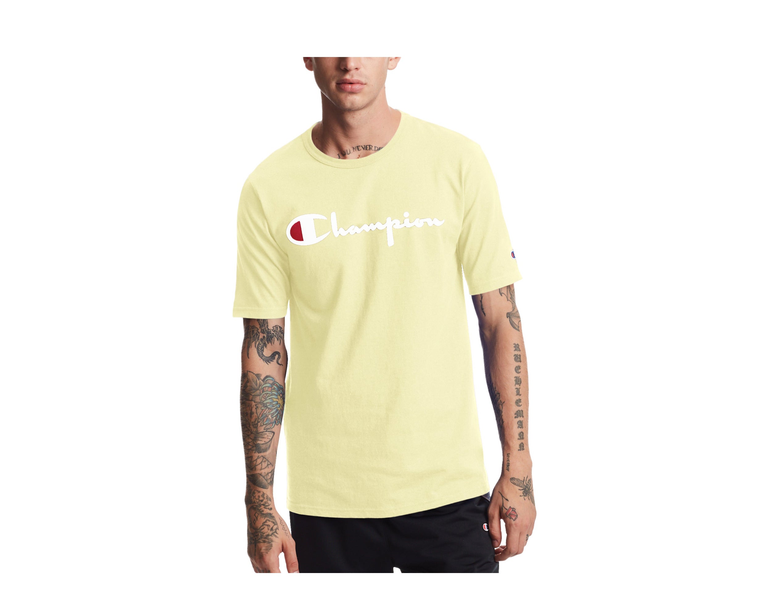 Champion C-Life Heritage Vintage Logo Short Sleeve Men's Tee Shirt