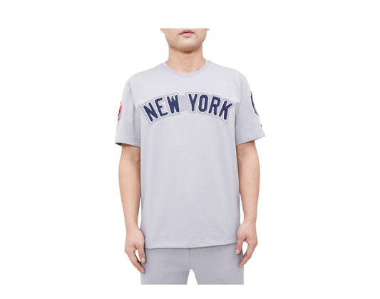 Pro Standard Mens New York Yankees Pro Team T-Shirt LNY131148-MDN Navy, L / Midnight Navy