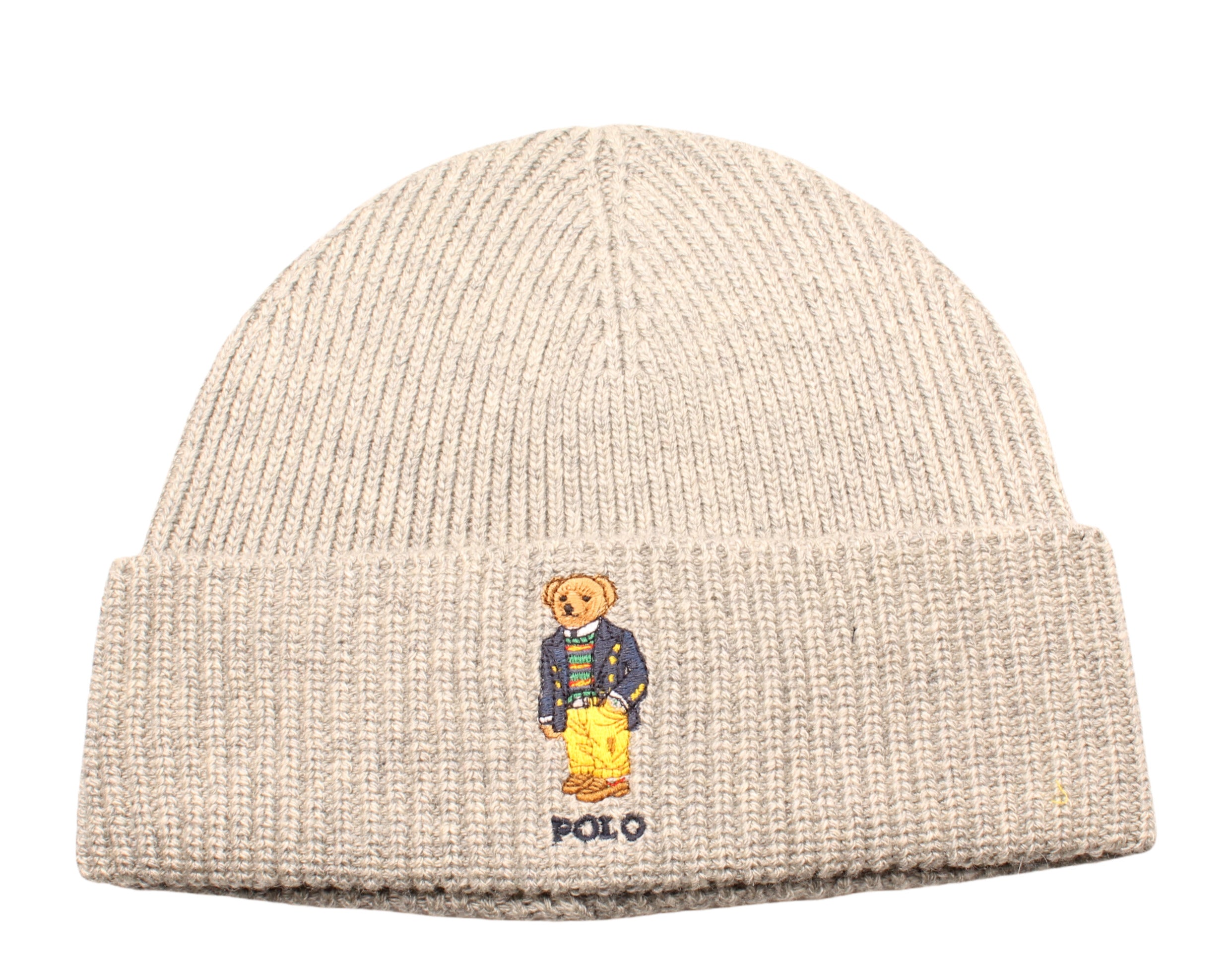 Polo Ralph Lauren Polo Bear Knit Cuffed Beanie Hat – NYCMode