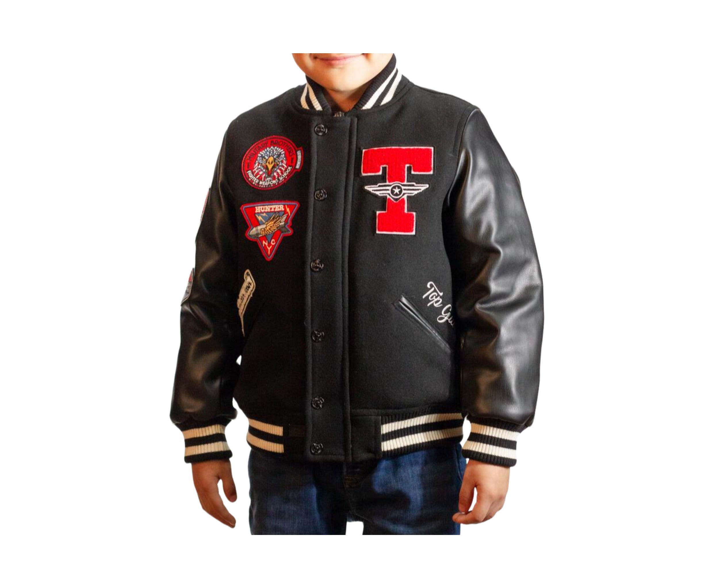 Top Gun Leopard Varsity Men's Jacket – NYCMode