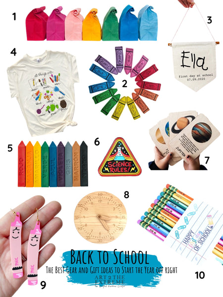 Art2theExtreme Back to School Gift Guide for 2022, The Best School supplies for kids, personalised back to school gifts