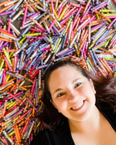 National Crayon Day Ideas from Art 2 the Extreme - Rainbow Crayon Activities