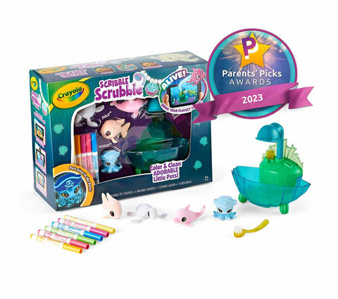 Crayola Scribble Scrubbie Glow Lagoon Pet activity kit