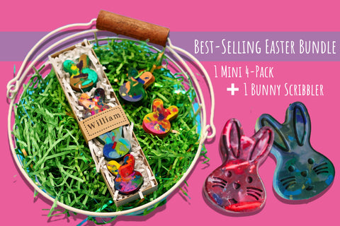 Best-selling bunny bunny rainbow crayon gift - the Original Rainbow Crayon shop