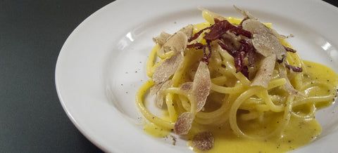 Maccheroni di chitarra alla carbonara