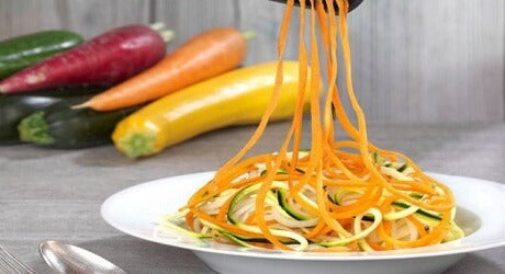 Spaghetti with vegetables