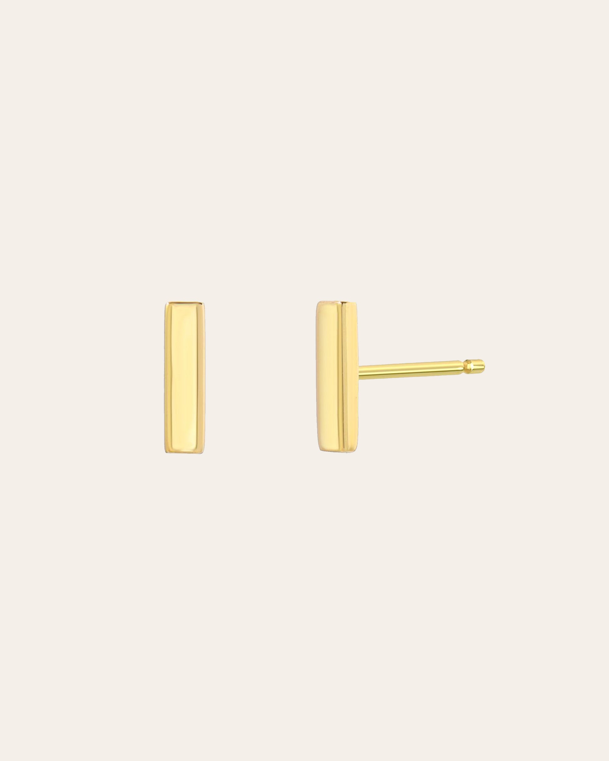 14K Gold and Diamond X Stud Earrings - Zoe Lev Jewelry