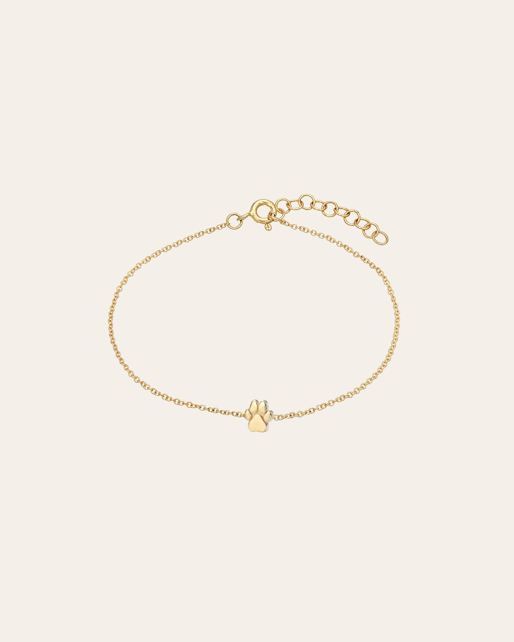 14k Gold Tiny Horseshoe Bracelet - Zoe Lev Jewelry