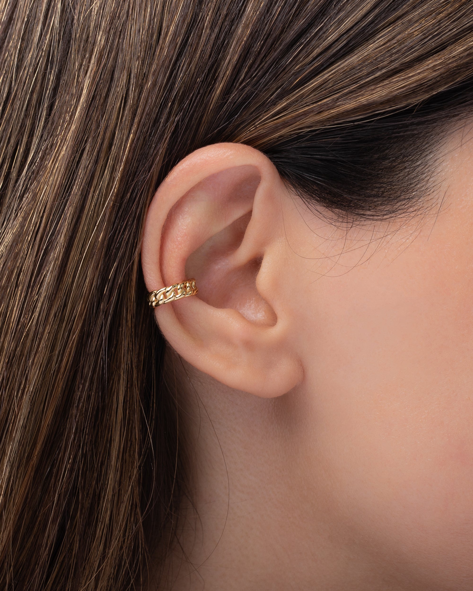 Gold Vermeil Bold Ear Cuff - Zoe Lev Jewelry