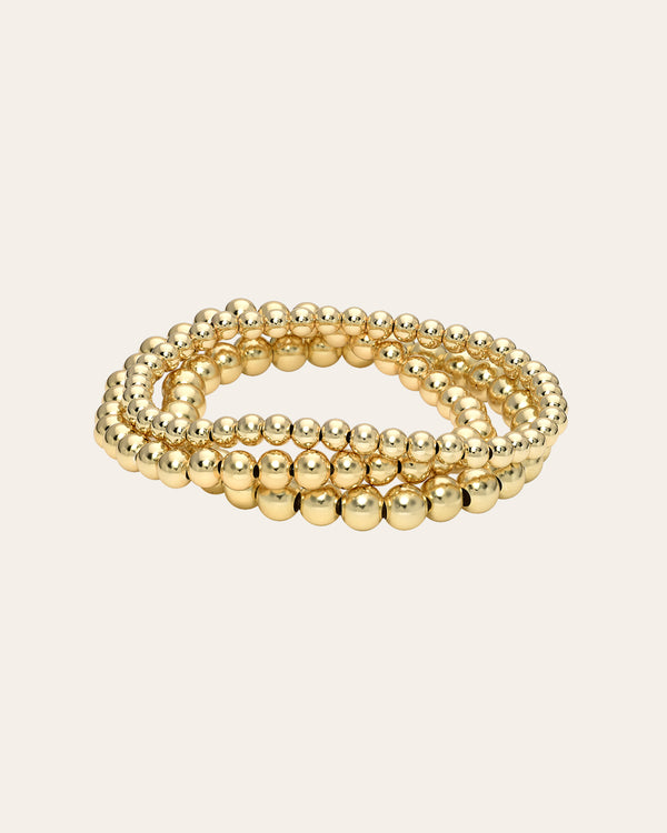 Bead Bracelet Stack - Zoe Lev Jewelry