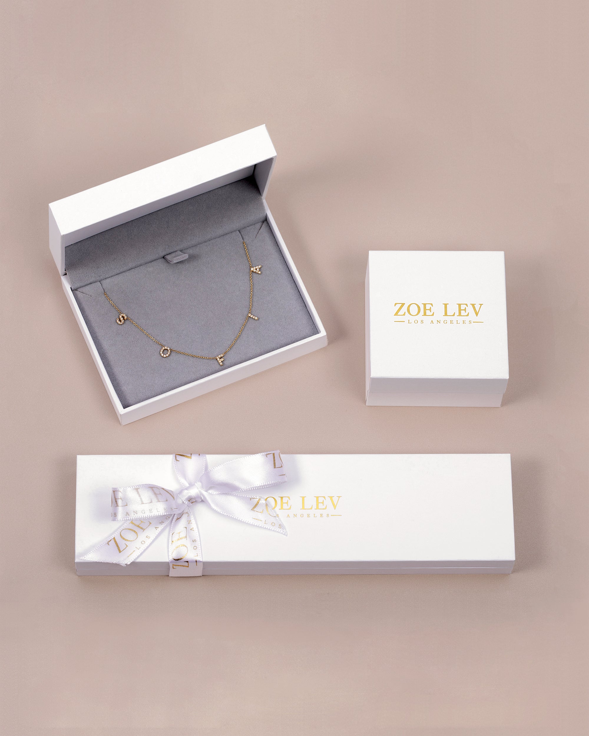 Small Bezel Diamond Necklace - Zoe Lev Jewelry