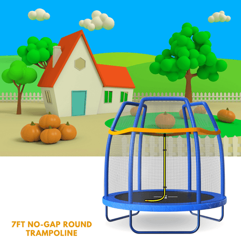 7ft round trampoline