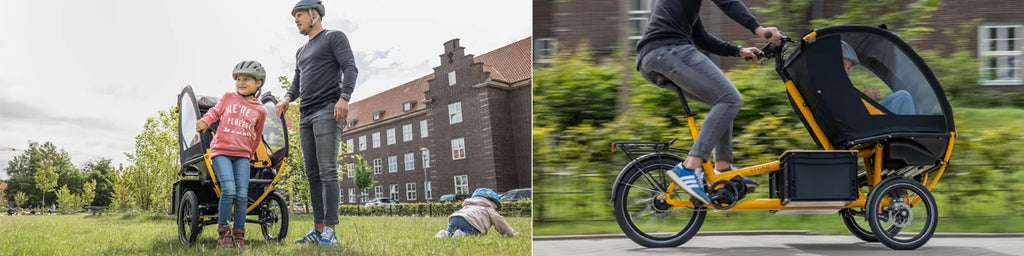 Chike E-Lastenrad für den Transport mit Kindern