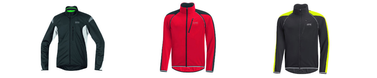 Herren Softshelljacke für einen späte sommerliche nasse Fahrradtour