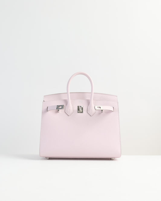 Hermès Birkin 25 Rose Sakura Swift Palladium Hardware PHW — The French  Hunter