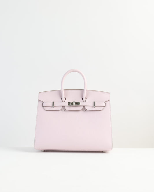 Birkin 25 Touch Rose Shocking with Palladium Hardware – Diamonds in Dubai