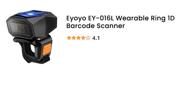 Eyoyo EY-016L Wearable Fingerprint 1D Barcode Scanner