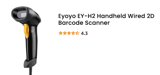 Eyoyo EY-H2 handheld wired 2D barcode scanner