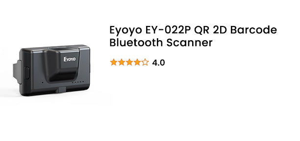 Eyoyo EY-022P QR 2D barcode Bluetooth scanner- mini wireless back clip cell phone barcode scanner