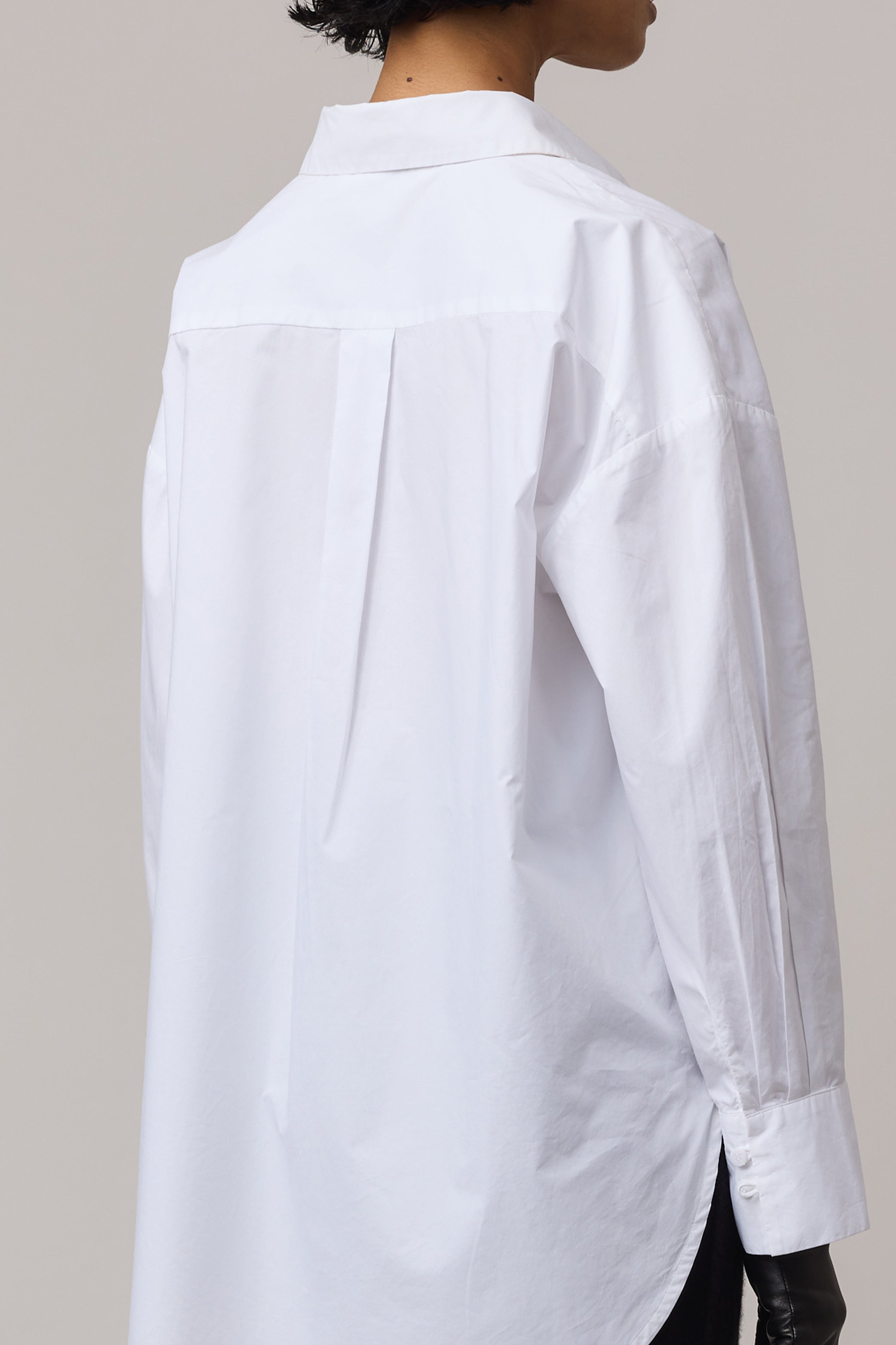 Drop Shoulder Cotton Shirt